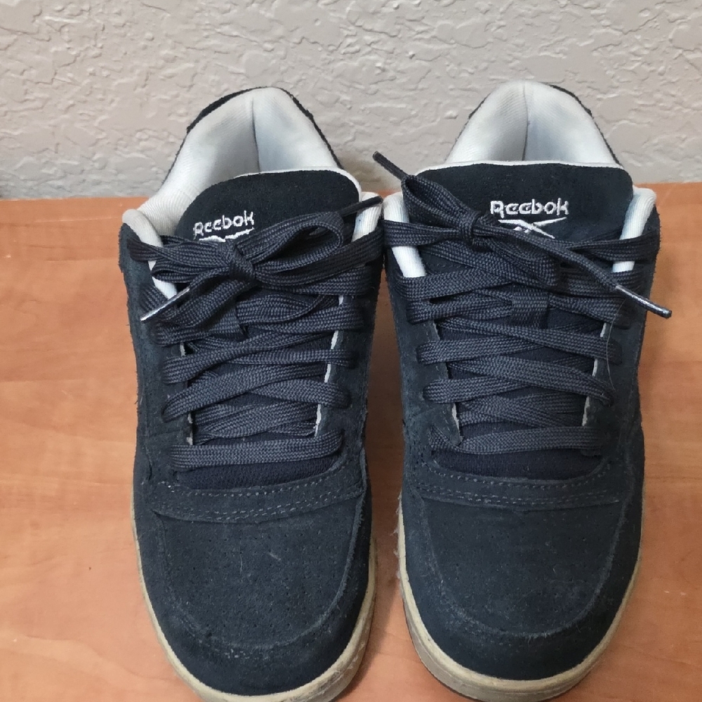 Steel Toe, Work Shoes Reebok Navy Sneakers Slip And Oil Resistant